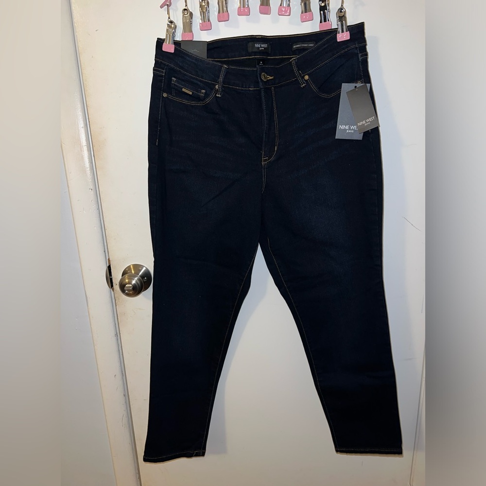 NINE WEST Skinny Ankle Jeans Size 14